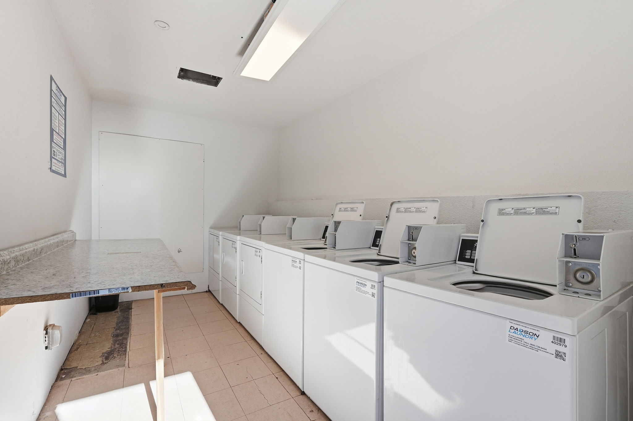 Shared laundry room at 3738 East McDowell Road.